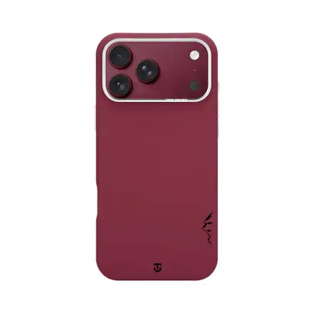 Tactical MagForce Velvet Smoothie 2.0 Kryt Apple iPhone 18 Pro/17 Pro tmavo červený