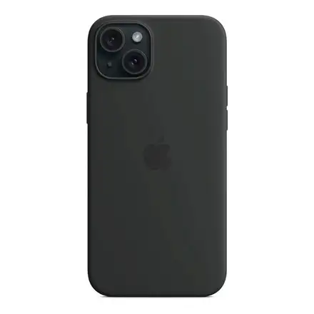 iPhone 15 Plus Silicone Case with MagSafe - Black