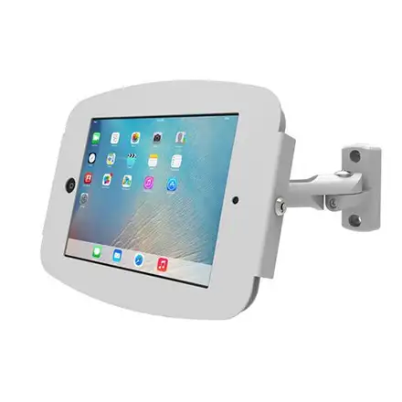 Compulocks Space Swing iPad Mini Enclosure Stand, White