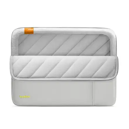 Tomtoc puzdro Recycled Sleeve with Pouch pre Macbook Pro 14" M1/M2/M3/M4 - Gray