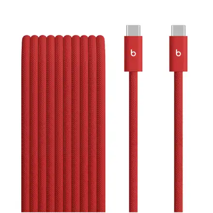 Apple Beats 240W USB-C to USB-C Braided Cable (3 m) - Rapid Red