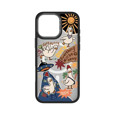 Comma kryt Cultural Series Magnetic Case pre iPhone 16 Pro - Playful Duck
