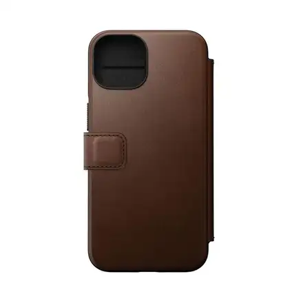 Nomad puzdro Modern Leather Folio Magsafe pre iPhone 14 - Brown
