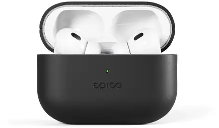 Epico Leather Case pro Airpods Pro 3 - čierna