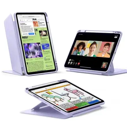 ESR puzdro Flip Magnetic Case pre iPad Air M1/M2/M3 - Light Purple