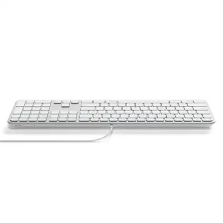 Satechi klávesnica Slim LX3 Wired Keyboard - Silver