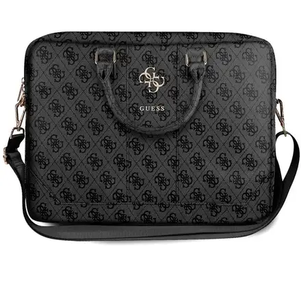 Guess PU 4G Metal Logo Taška na MacBook 15/16" šedá