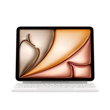 Apple Magic Keyboard pre iPad Air 11" (M3 a M2, 4. a 5. generácie) - Slovenská - Biela *Rozbalený*