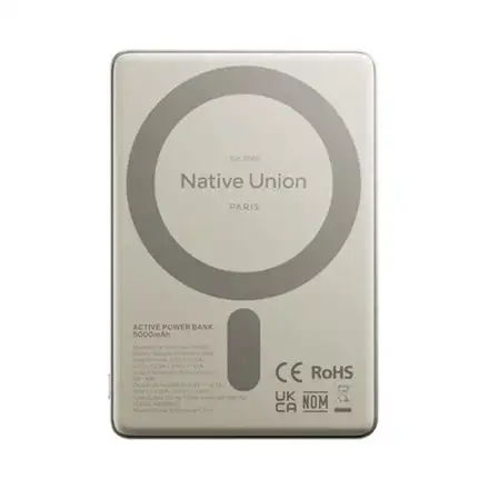 Native Union Active Magnetic Powerbank 5000 mAh – Sandstone