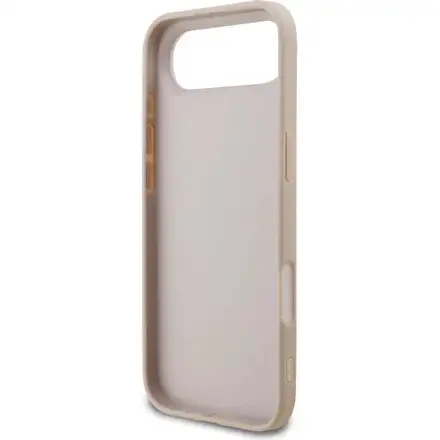 Guess PU 4G Metal Logo Strap kryt iPhone Air ružový