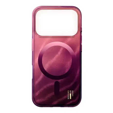 iDeal Fashion Clear Case MagSafe iPhone 17 Pro Max / 18 Pro Max Cherry Lacquer