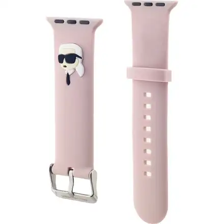 Karl Lagerfeld Karl Head NFT Remienok pre Apple Watch 42/44/45/46/49 ružový