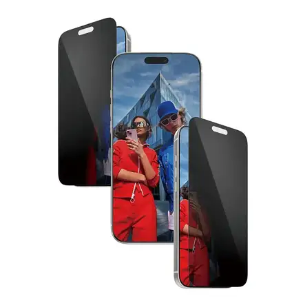 PanzerGlass ochranné sklo UWF 2-Way Privacy pre iPhone 17 Pro Max - Black Frame
