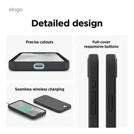 Elago kryt Silicone Case Magsafe pre iPhone 16e/17e - Stone