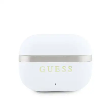 Guess Gold Line Glossy Finish TWS Bezdrôtové Slúchadlá biele