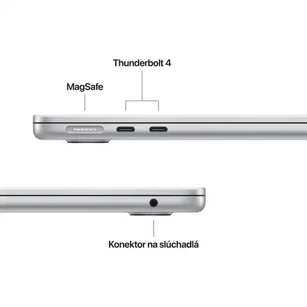 MacBook Air 13" Apple M5 10C CPU 10C GPU 24GB 1TB Strieborný SK