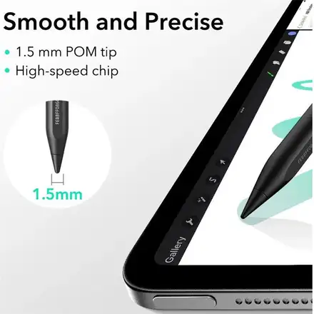 ESR stylus Geo Digital Pencil with built-in Apple Find My Technology - Black