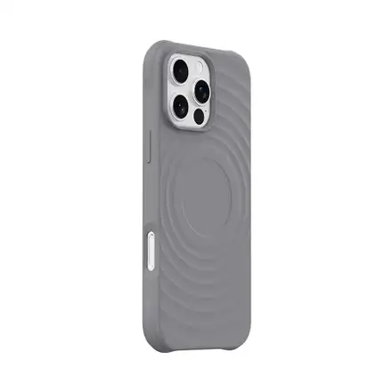 Devia kryt Ripple Magnetic Shockproof TPU Case pre iPhone 16 Pro - Gray