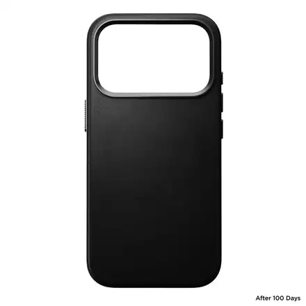 Nomad kryt Traditional Leather Case MagSafe pre iPhone 17 Pro - Black