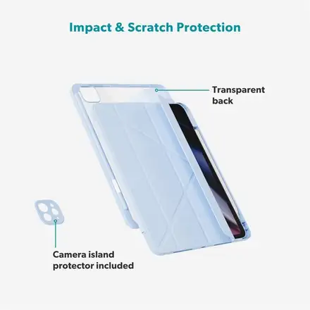 Epico Hero Flip Case pre Apple iPad 10,9" (2022)/11" A16 - svetlo modrá