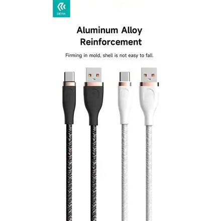 Devia kábel USB-A to USB-C Star Series Cable 1.2m - Black