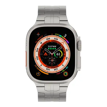 Just Mobile remienok Watch Band pre Apple Watch Ultra - Titanium