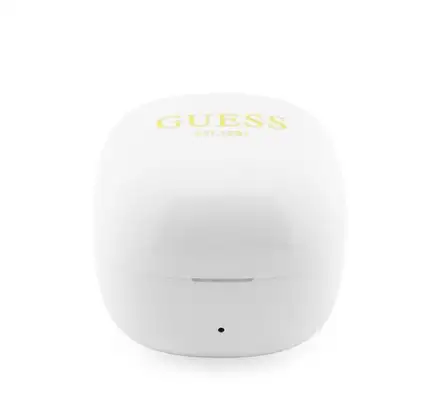 Guess Mini Classic Logo OWS Bezdrôtové Slúchadlá biele