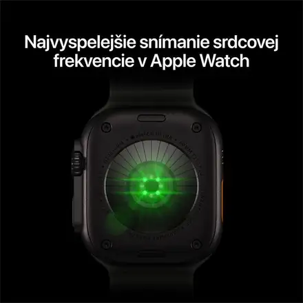 Apple Watch Ultra 4 GPS + Cellular 49mm Natural Titanium Case with Translucent Grey Ocean Band *Rozbalený*