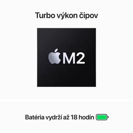 MacBook Air 15" M2 8C CPU 10C GPU 8/256 GB kozmická sivá SK *Trieda A*