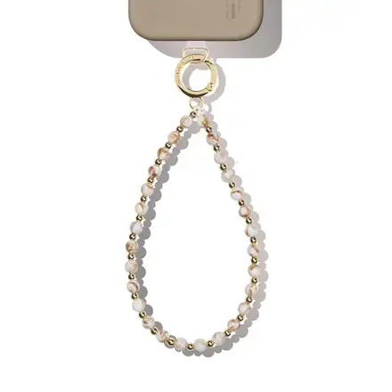 iDeal Phone Wristlet Strap Cloudy Marble