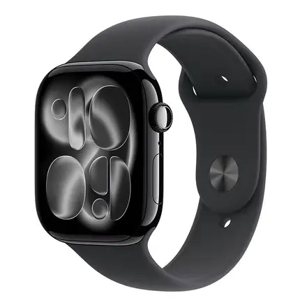 Apple Watch Series 11 GPS 46mm puzdro z klavírne čierneho hliníka *Trieda A*