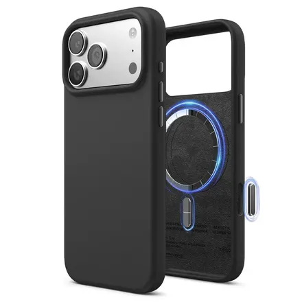 Elago kryt Silicone Case Magsafe Camera Control pre iPhone 17 Pro Max - Black