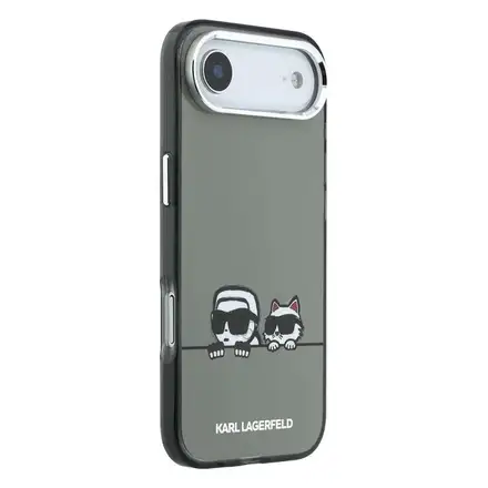 Karl Lagerfeld IML K&CH Heads Logo MagSafe MagSafe kryt iPhone Air čierny