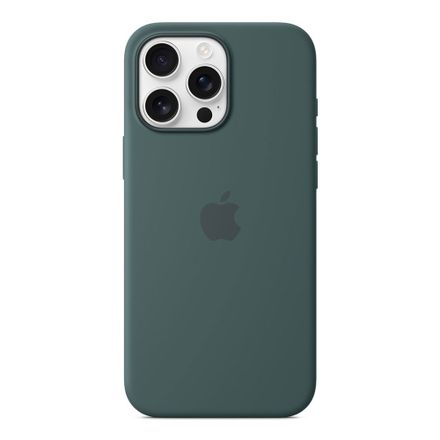 iPhone 16 Pro Max Silicone Case with MagSafe - Lake Green