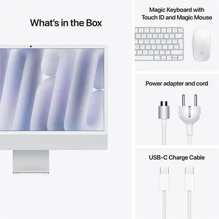 iMac 24" 4.5K Apple M4 10C CPU 10C GPU 16GB 256GB Strieborný SK