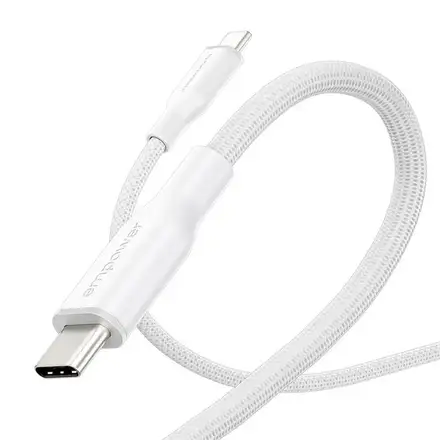 PanzerGlass kábel EMPOWER Racing USB-C to USB-C 1.2m 60W - White