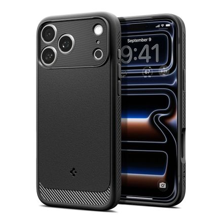 Spigen kryt Rugged Armor MagFit pre iPhone 18 Pro Max - Matte Black