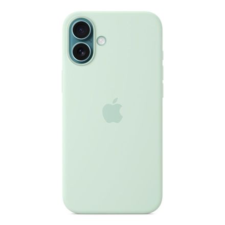 iPhone 16 Plus Silicone Case with MagSafe - Aquamarine