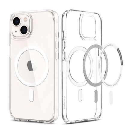 Spigen kryt Ultra Hybrid Magsafe pre iPhone 13 - White