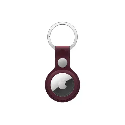 Apple AirTag FineWoven Key Ring - Burgundy