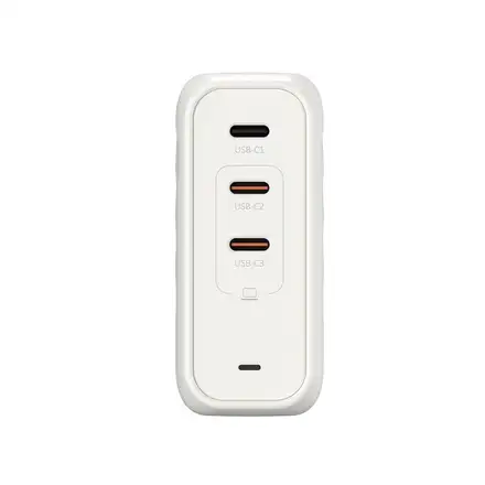 Adam Elements Omnia Pro 140W 3-Port GaN Power Charging Kit - White