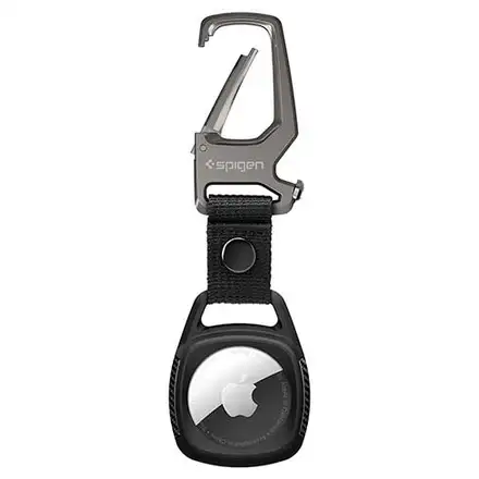Spigen puzdro Rugged Armor Case pre AirTag - Black