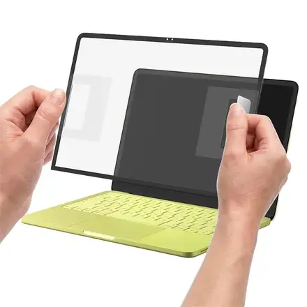 Spigen ochranné sklo Glas.tR Slim pre Macbook Neo - Black Frame