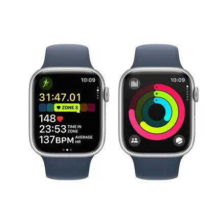 Apple Watch Series 9 GPS 45mm puzdro zo strieborného hliníka *Trieda A*