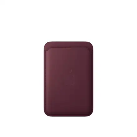 iPhone FineWoven Wallet with MagSafe – Burgundy
