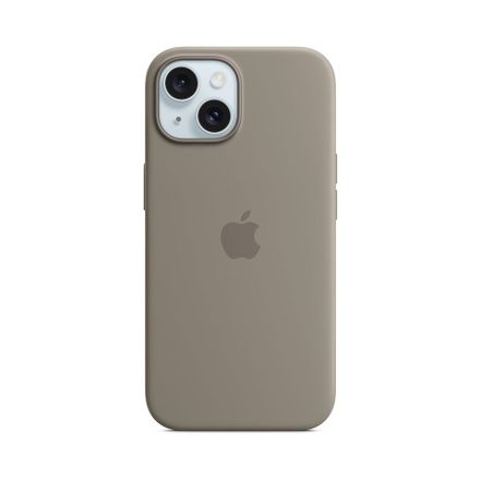 iPhone 15 Silicone Case with MagSafe - Clay