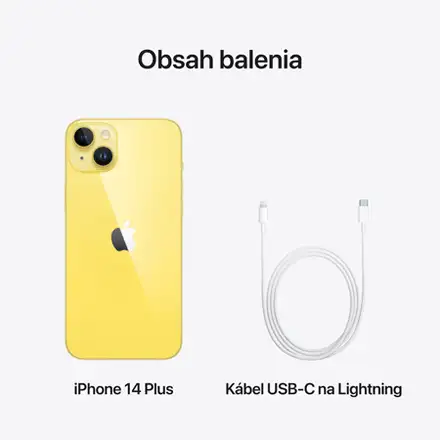 iPhone 14 Plus 256 GB žltý