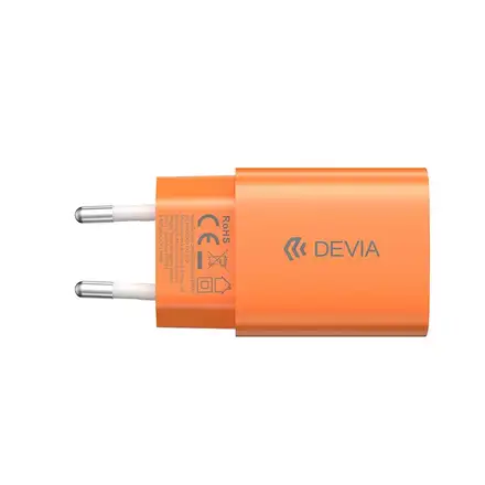 Devia sieťová nabíjačka Ultra6 PD Dynamic Charger 40W (Max 60W) - Orange