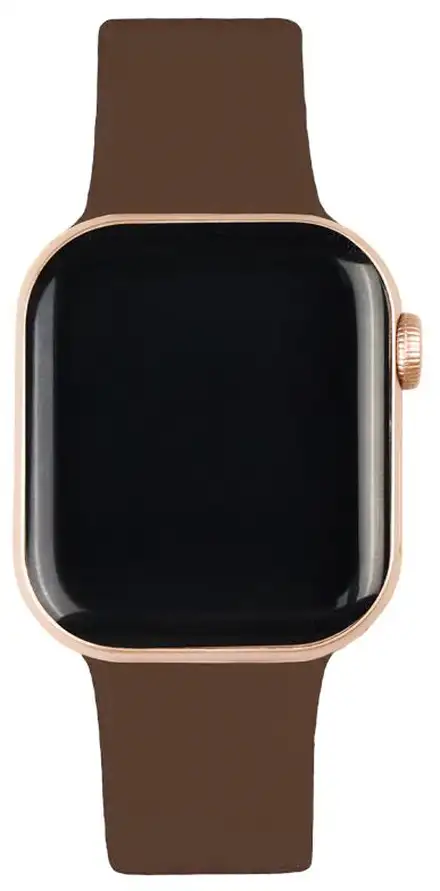 iDeal Silicone Watch Band 38/40/41/42 S-M Mocha Mousse