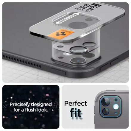 Spigen Glass tR EZ Fit Optik Pro pre iPad Pro 11" M4/iPad Pro 13" M4 - Space Black